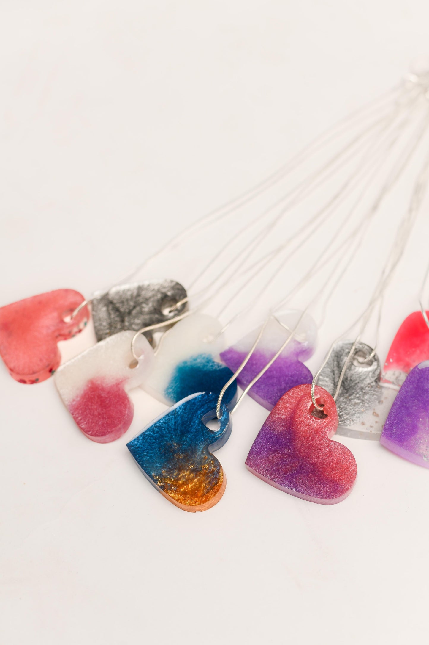 DIY Heart Pendant Necklaces Kits