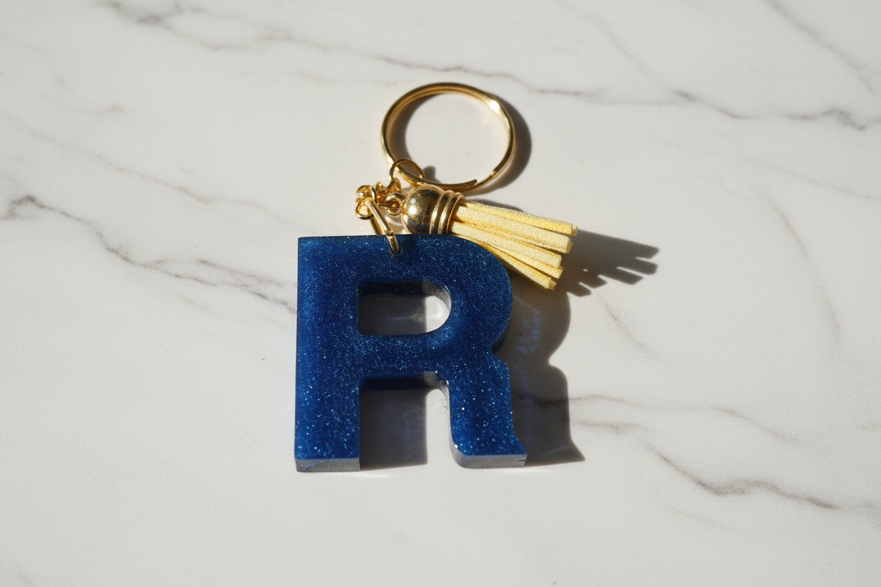 DIY Initial Keychain Kit