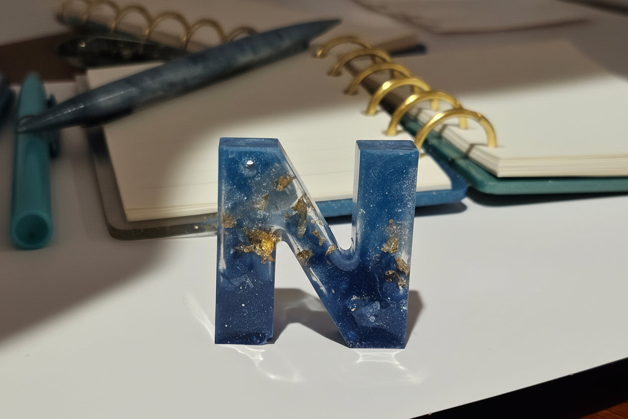 DIY Initial Keychain Kit