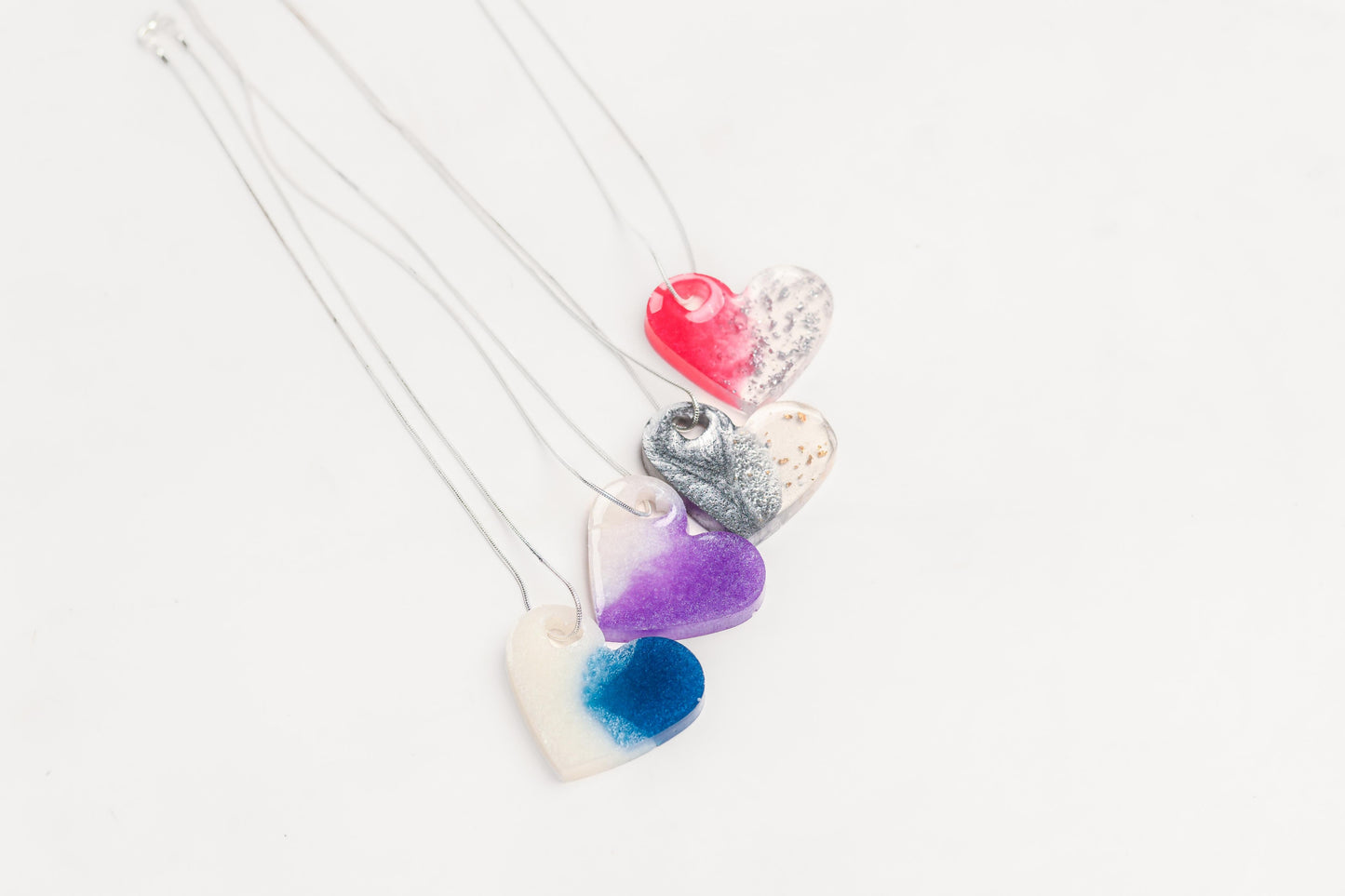 DIY Heart Pendant Necklaces Kits