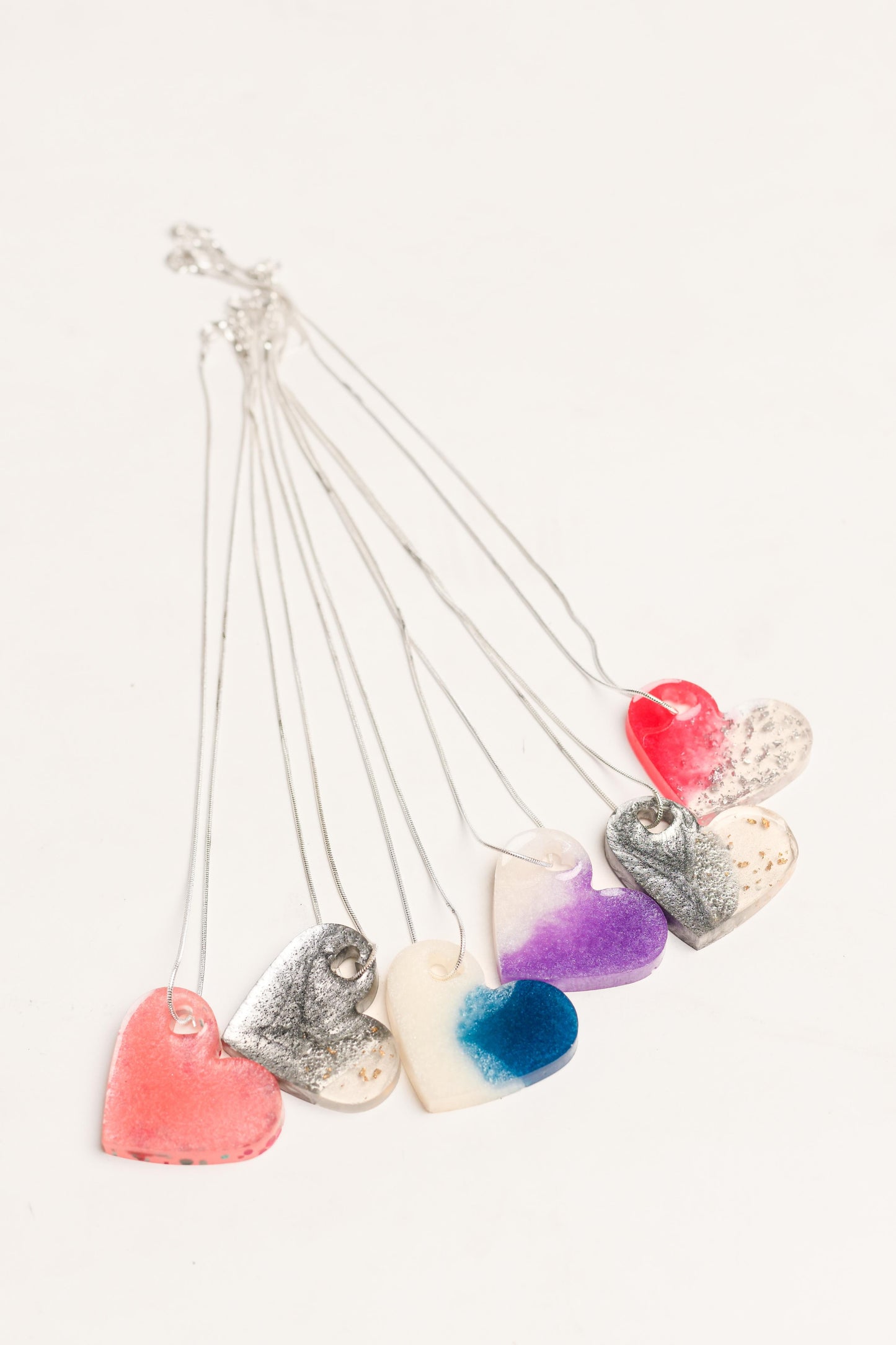 DIY Heart Pendant Necklaces Kits