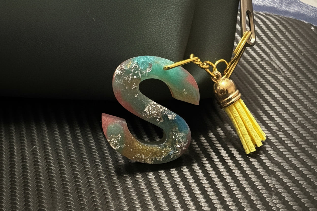DIY Initial Keychain Kit